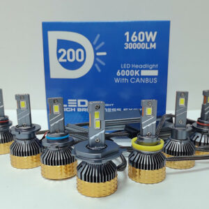 D200 LED Series (6000K, CANBUS, 30,000LM, 160W)